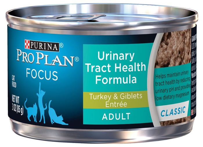 Purina Pro Plan Focus Adult Urinary Tract Health Formula Turkey and Giblets Entree Canned Cat Food