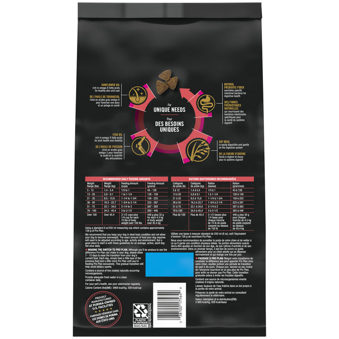 Purina Pro Plan Sensitive Skin & Sensitive Stomach Lamb & Oat Meal Formula Dry Dog Food