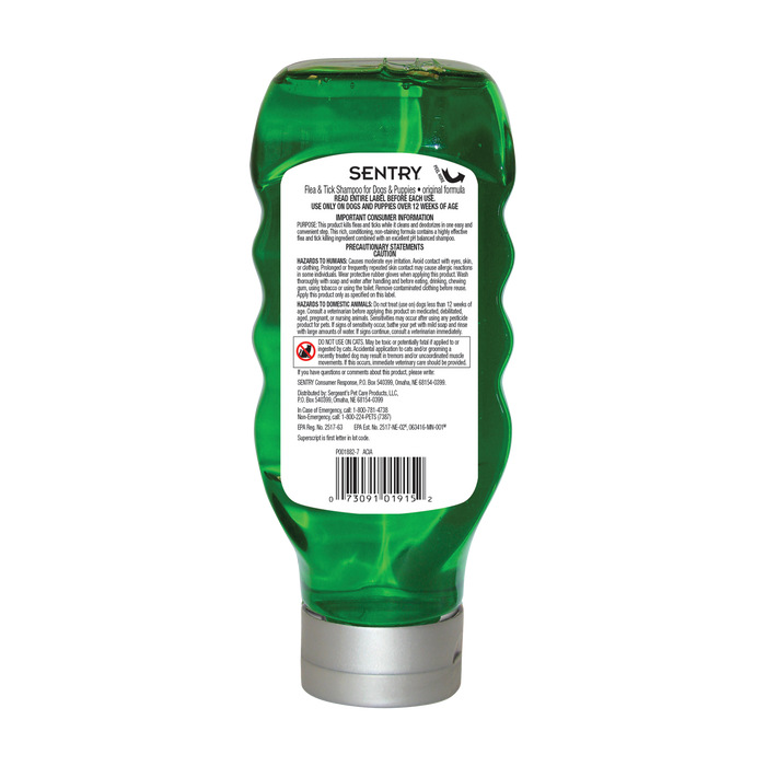 Sentry Original Flea & Tick Shampoo Dog 18OZ