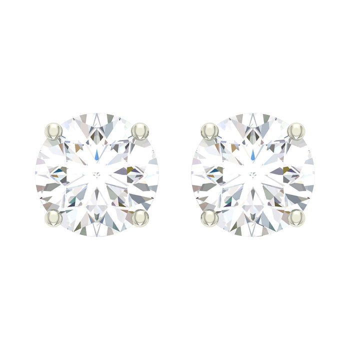 Silver 6.5 mm Earring