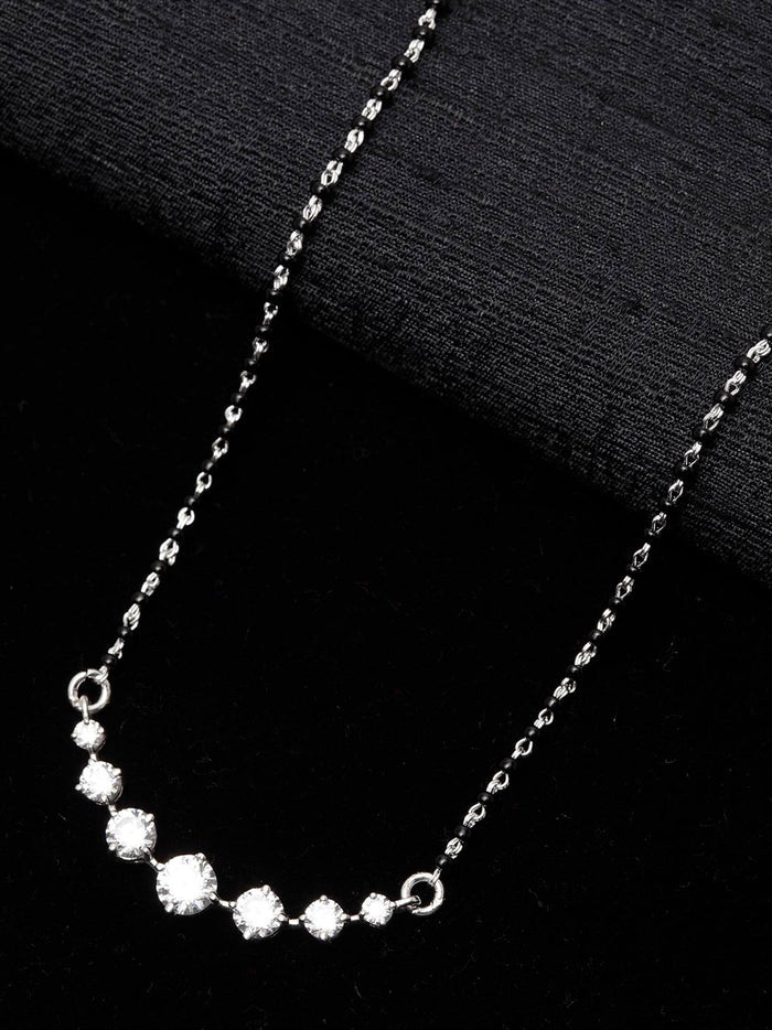 7 Stone Mangalsutra Chain Pendant