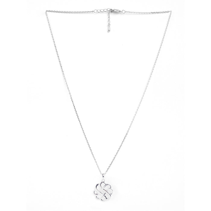Silver Adiva Pendant Chain Necklace