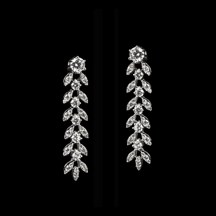 Clara 925 Sterling Silver Aiza Dangler Earrings