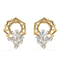 CLARA 925 Sterling Silver Alba Earrings with Screw Back