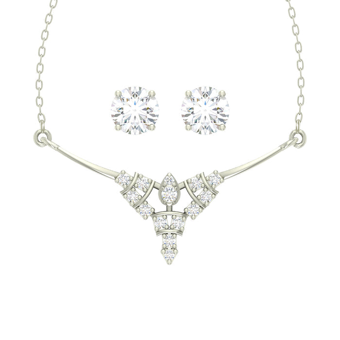 Silver Alice Jewellery Set