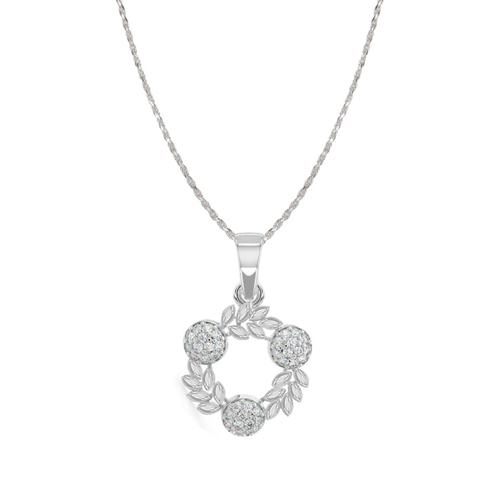 CLARA 925 Sterling Silver Alma Pendant Chain Necklace