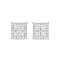 Silver Alva Classic Stud Earrings