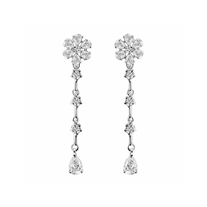 Silver Anaya Dangler Earrings