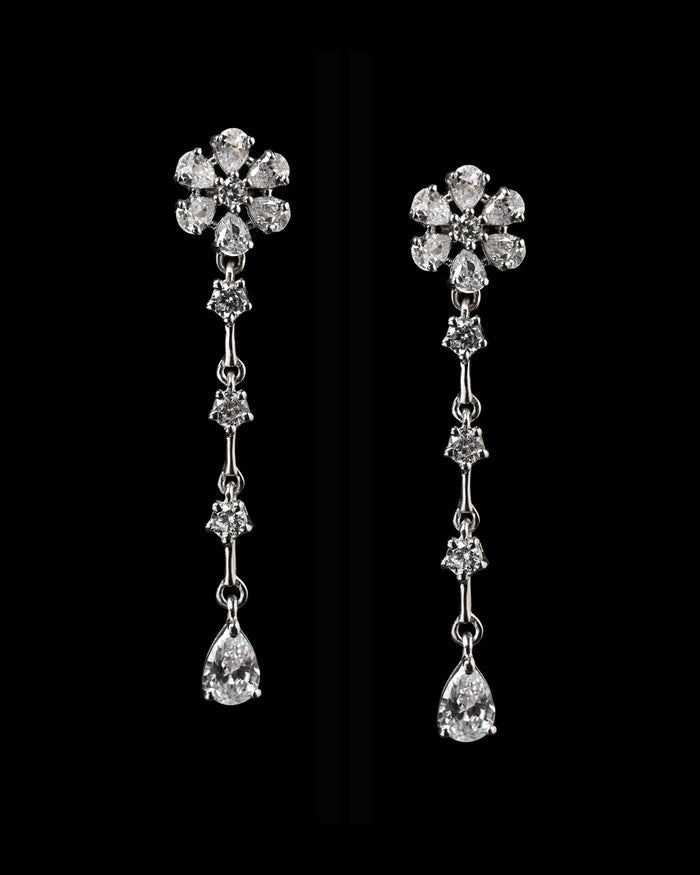 Clara 925 Sterling Silver Anaya Dangler Earrings