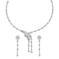 Silver Anaya Necklace Jewellery Set