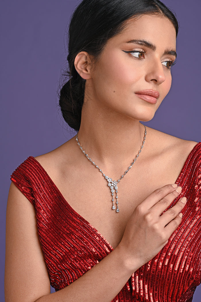 Clara 925 Sterling Silver Anaya Necklace