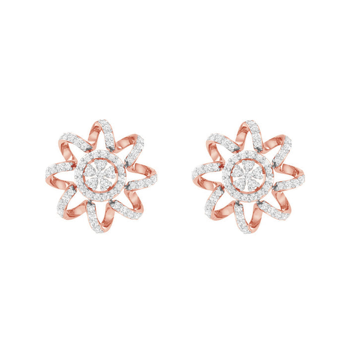 CLARA 925 Sterling Silver Anna Earrings with Screw Back