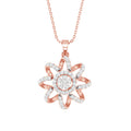 CLARA 925 Sterling Silver Anna Pendant Chain Necklace