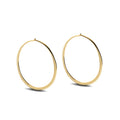 Silver Arfa Hoop Earrings