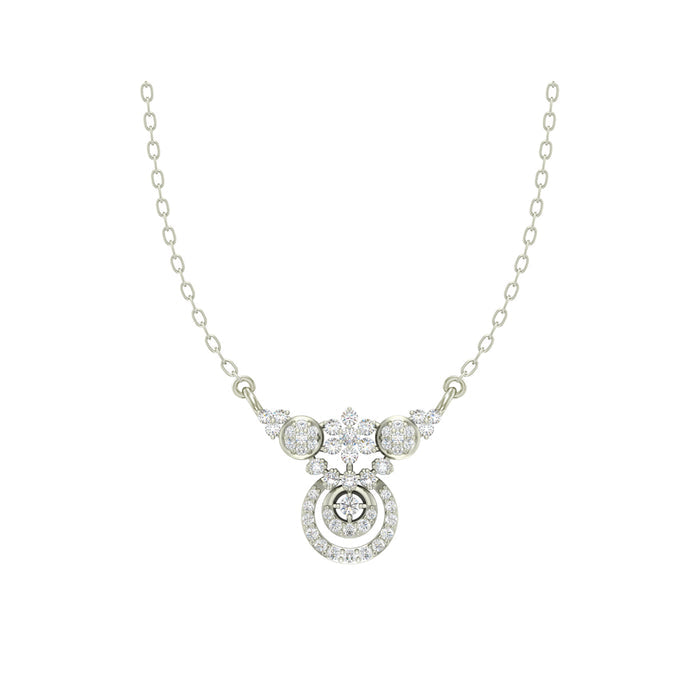 Silver Aria Pendant Chain Necklace