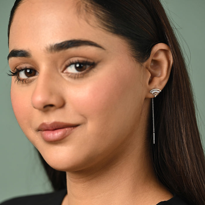 Silver Aria Sui Dhaga Threader Earrings