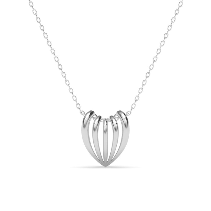 Silver Asma Pendant Chain Necklace