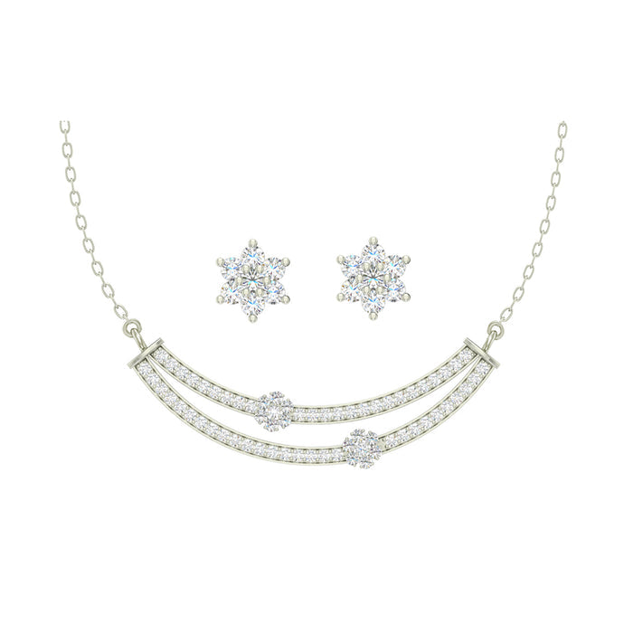 Silver Ava Jewellery Set