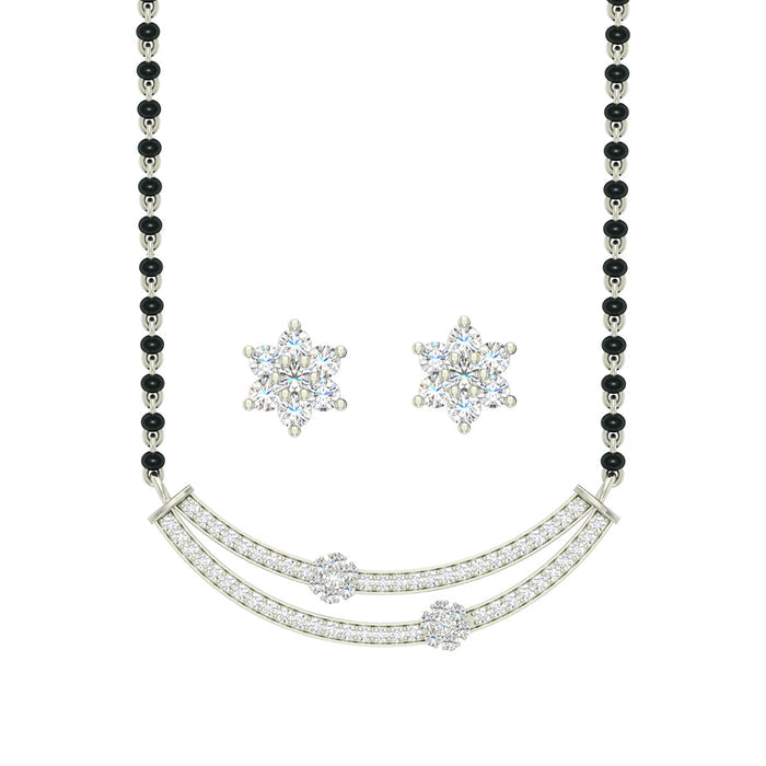 Silver Ava Mangalsutra Jewellery Set