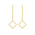 Silver Aya Geometric Earrings