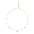 CLARA 925 Sterling Silver Azrah Charm Necklace Chain