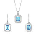 Silver Azul Jewellery Set