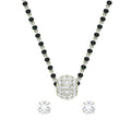 Silver Ball Mangalsutra Jewellery Set