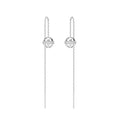 Silver Ball Sui Dhaga Threader Earrings