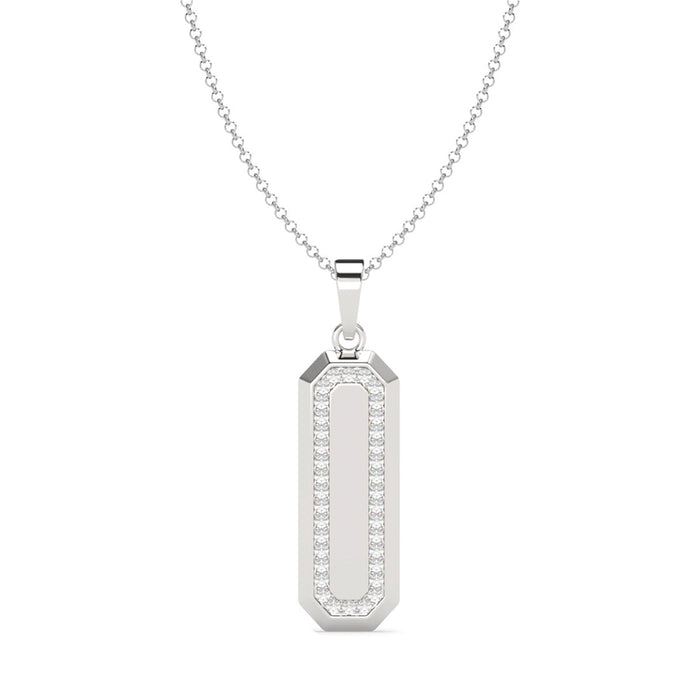 Silver Benicio Men Pendant Necklace with Chain or without Chain