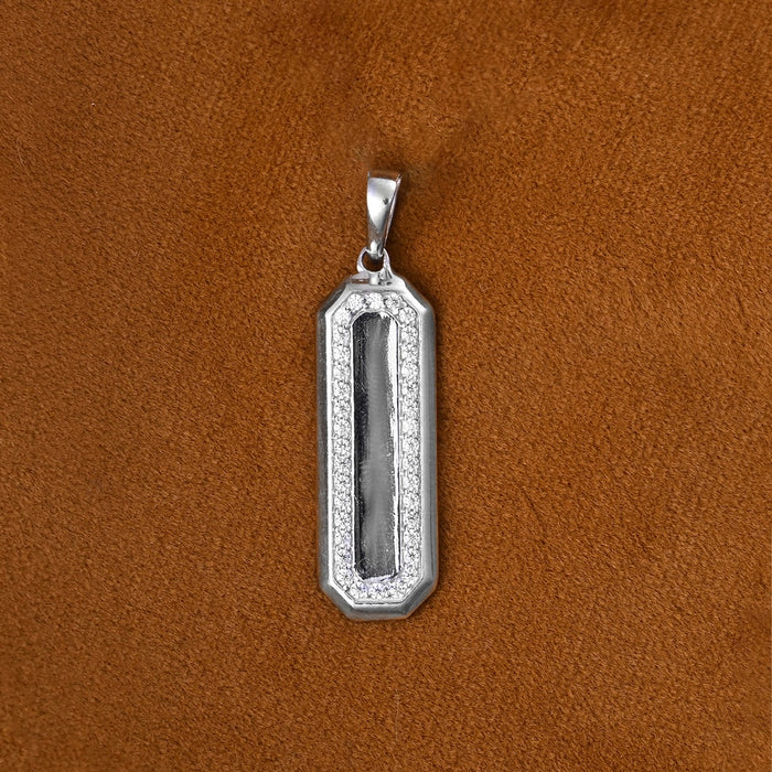 Silver Benicio Men Pendant Necklace with Chain or without Chain