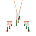 Silver Blanca Jewellery Set