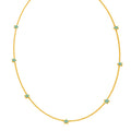 CLARA 925 Sterling Silver Blue Topaz Star Charm Minimal Necklace Chain