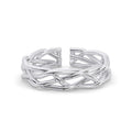 CLARA Pure 925 Sterling Silver Bold Finger Ring
