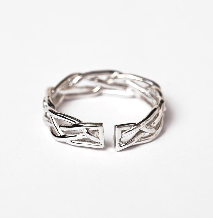 CLARA Pure 925 Sterling Silver Bold Finger Ring