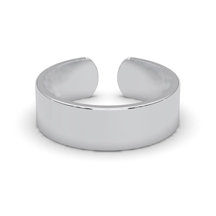 CLARA Pure 925 Sterling Silver Broad Finger Ring
