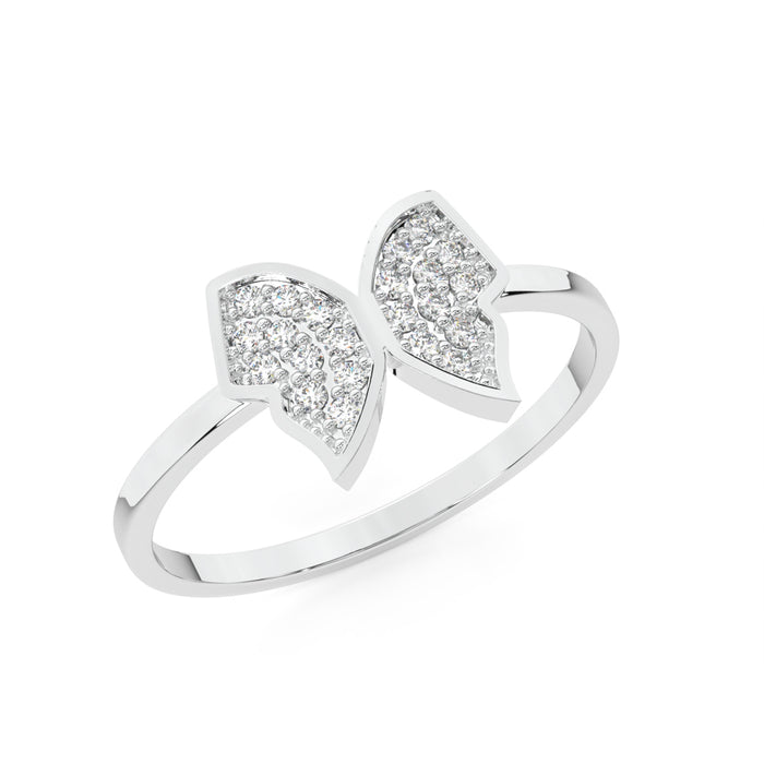 CLARA 925 Sterling Silver Butterfly Ring