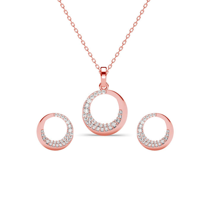 Silver Cerchio Jewellery Set