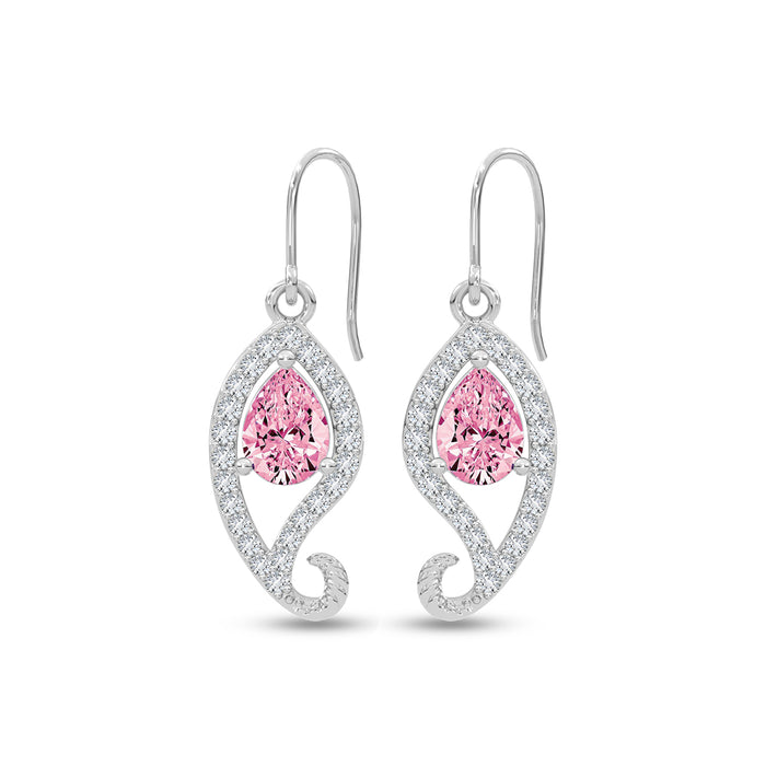 Silver Ciandra Drop Earrings