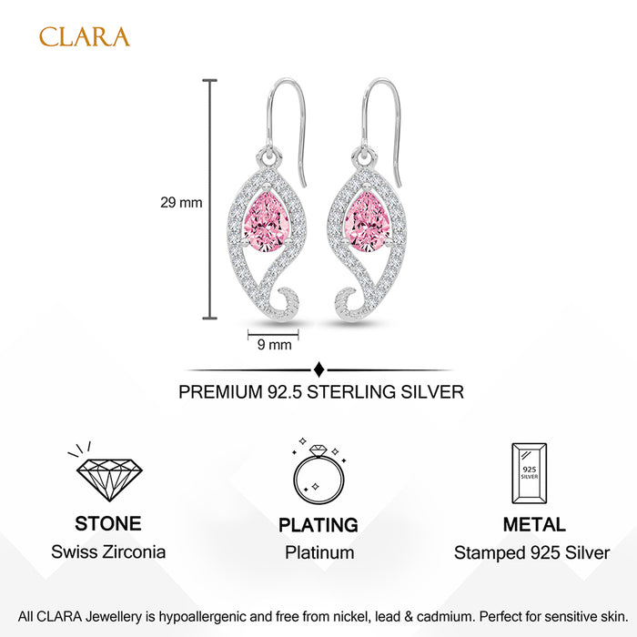Silver Ciandra Drop Earrings