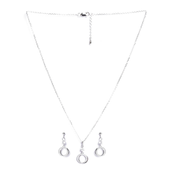 Silver Circle of Joy Jewellery Set