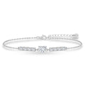 Silver Claire Adjustable Chain Bracelet