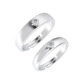Silver Classic Couple Band