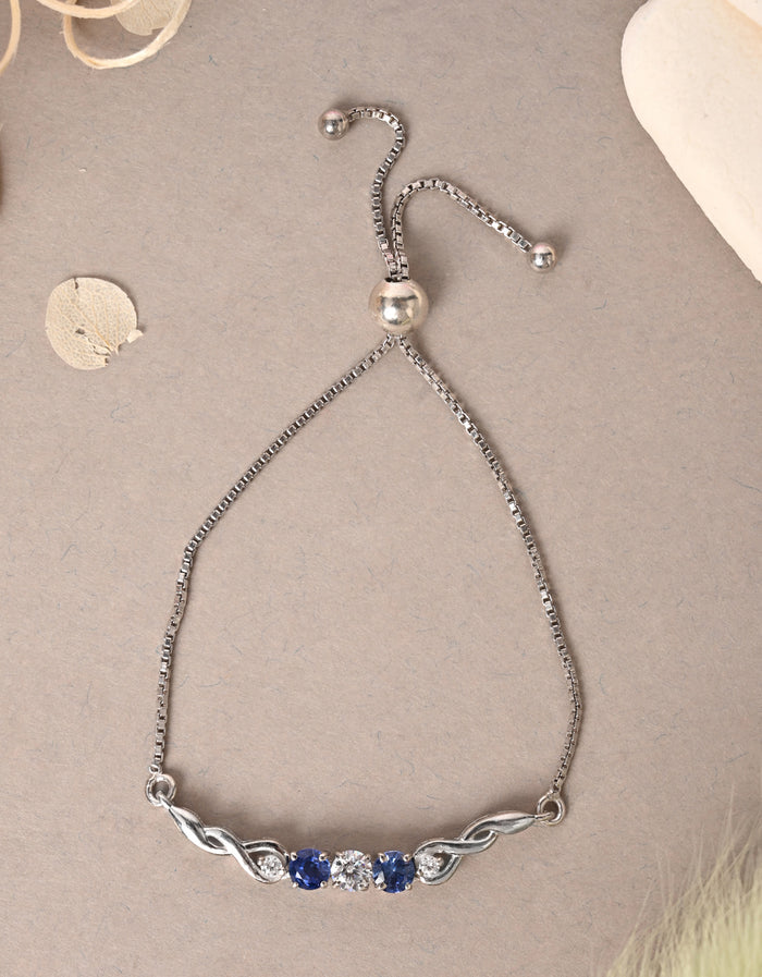 CLARA 925 Pure Silver Classic Hand Bracelet