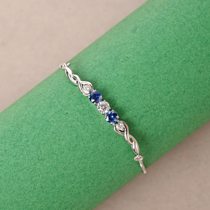 CLARA 925 Pure Silver Classic Hand Bracelet