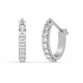 CLARA 925 Sterling Silver Classic Hoop and Huggies Bali Earrings