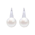 Silver Classic Pearl Earrings