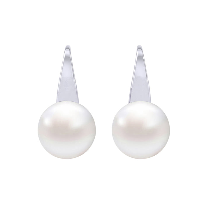 Silver Classic Pearl Earrings