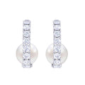Silver Classic Pearl Earrings