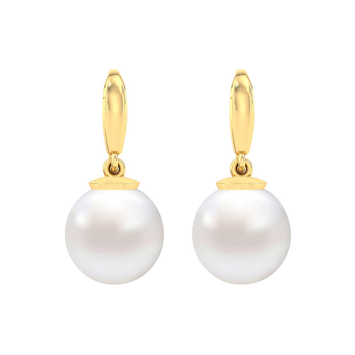 Silver Classic Pearl Earrings