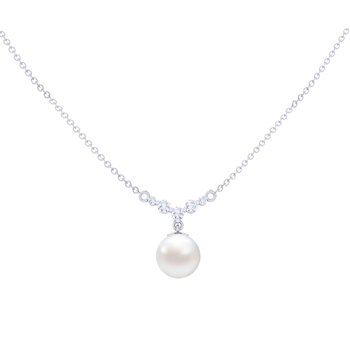 Silver Classic Pearl Pendant